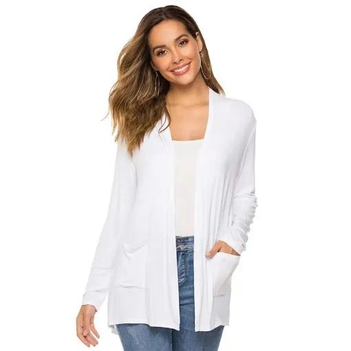 🔥 Last Day Promotion 49% OFF💕Women’s Casual Lightweight Open Front Long Sleeve Cardigans