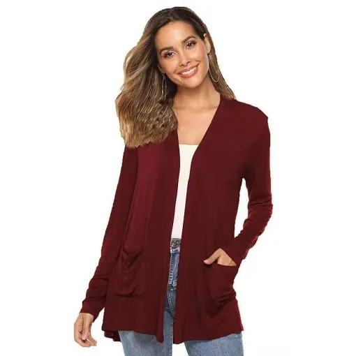 🔥 Last Day Promotion 49% OFF💕Women’s Casual Lightweight Open Front Long Sleeve Cardigans