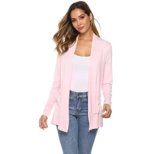 🔥 Last Day Promotion 49% OFF💕Women’s Casual Lightweight Open Front Long Sleeve Cardigans