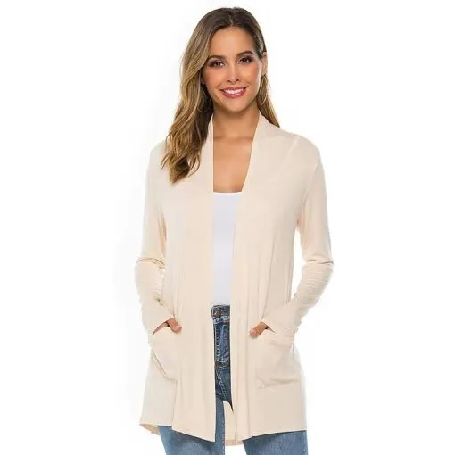 🔥 Last Day Promotion 49% OFF💕Women’s Casual Lightweight Open Front Long Sleeve Cardigans