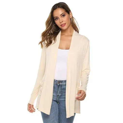 🔥 Last Day Promotion 49% OFF💕Women’s Casual Lightweight Open Front Long Sleeve Cardigans
