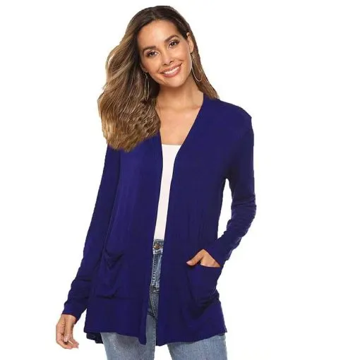 🔥 Last Day Promotion 49% OFF💕Women’s Casual Lightweight Open Front Long Sleeve Cardigans