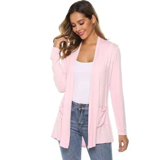 🔥 Last Day Promotion 49% OFF💕Women’s Casual Lightweight Open Front Long Sleeve Cardigans