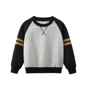 100% Cotton Casual Sports Sweatshirt For Boys And Girls