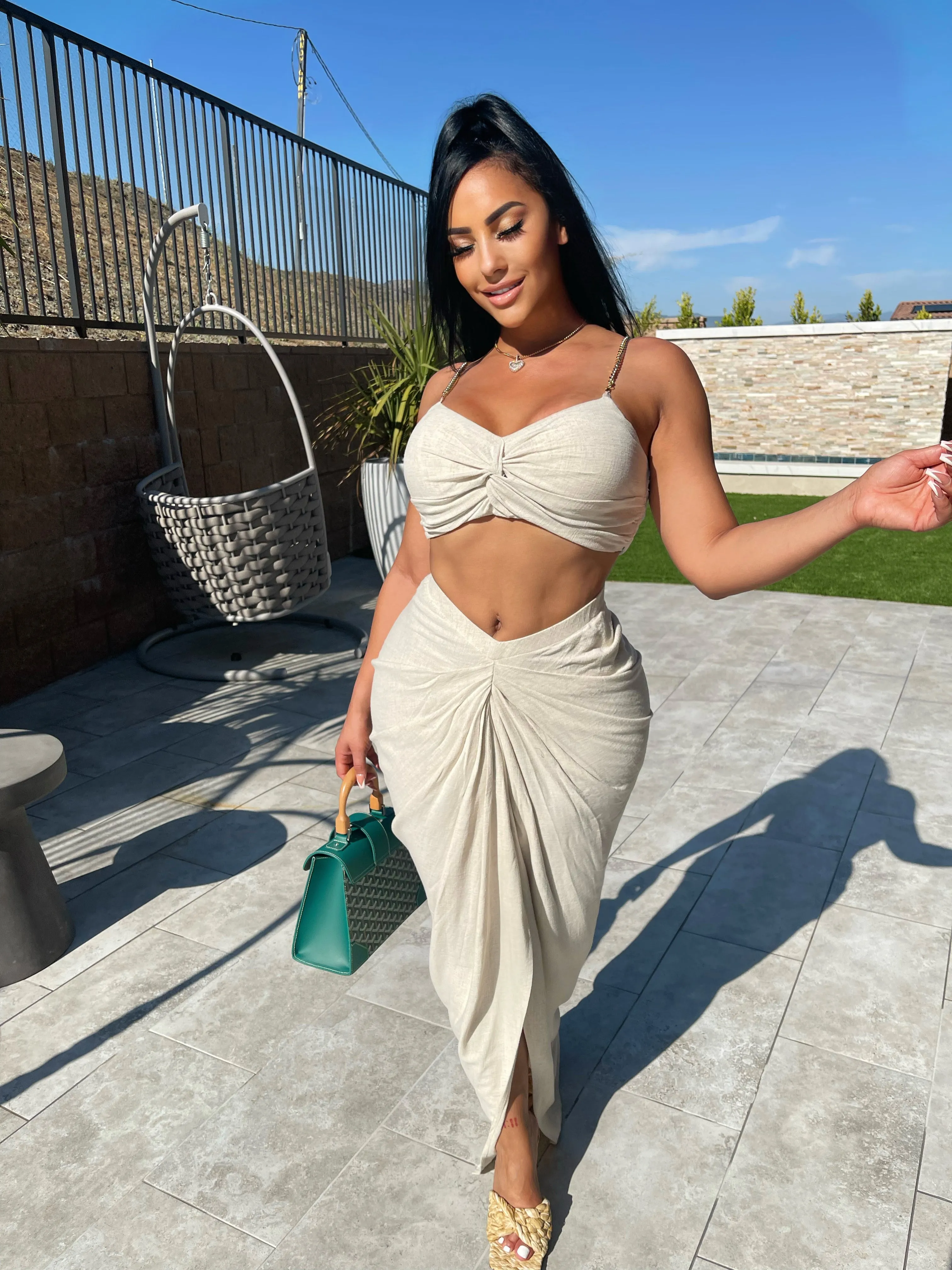 1st day of Spring Maxi Skirt Set