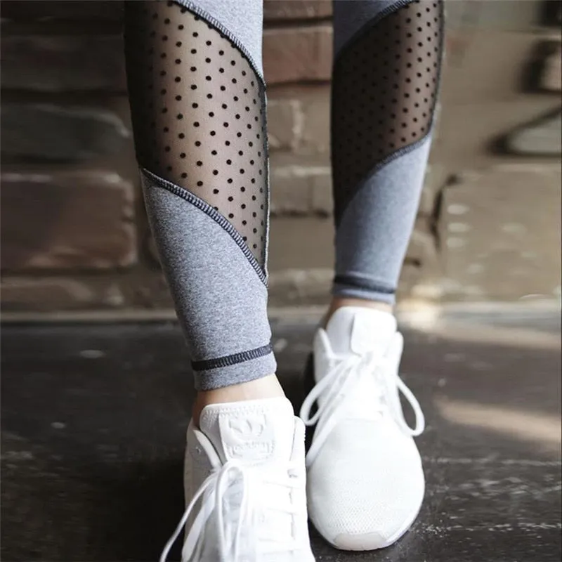 2 Pcs Grey Sets Sports Bra and Leggings