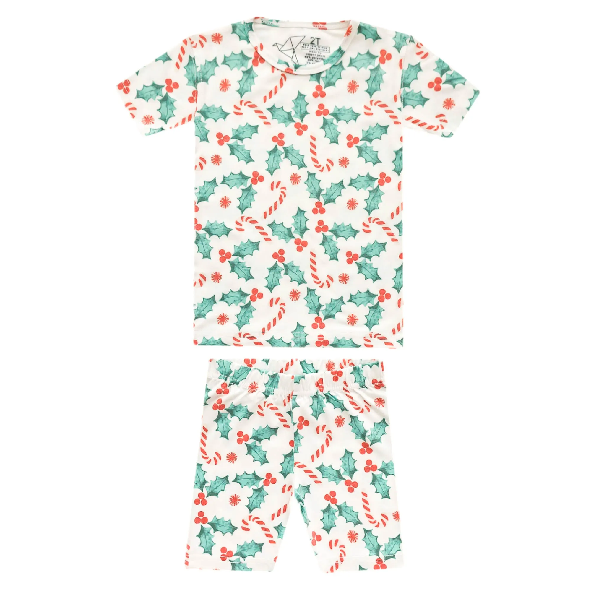 2pc Short Sleeve Pajama Set - Holly