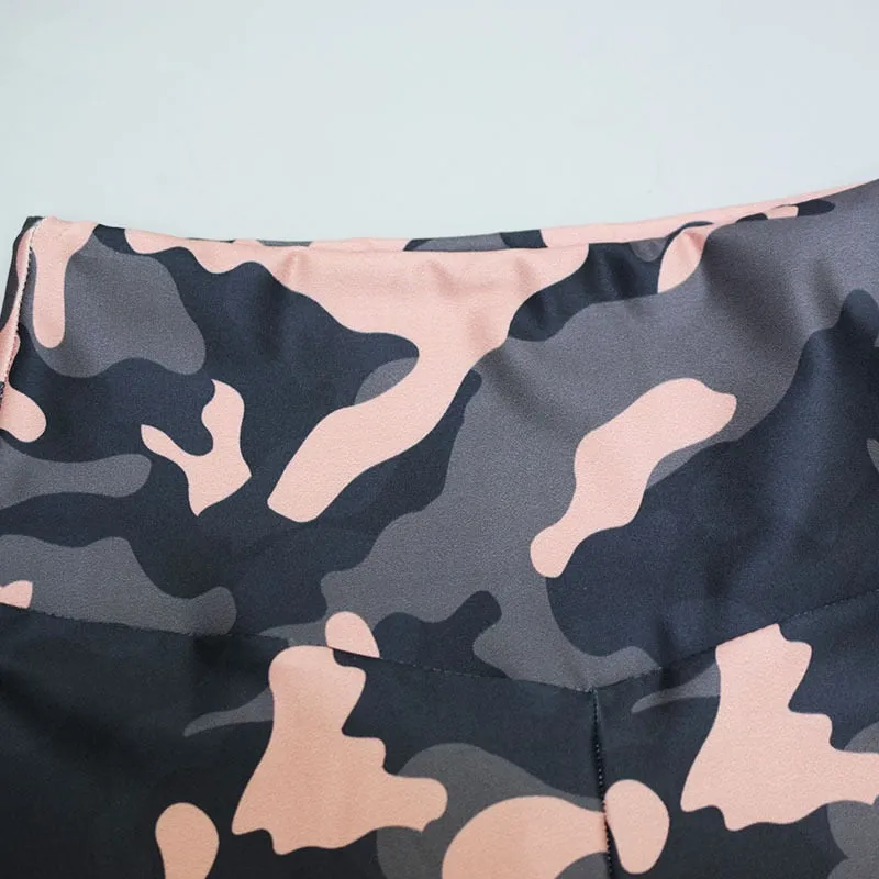 2Pcs Camo Yoga Sets