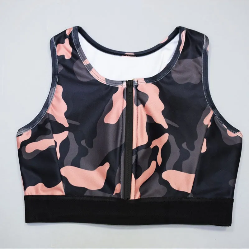 2Pcs Camo Yoga Sets