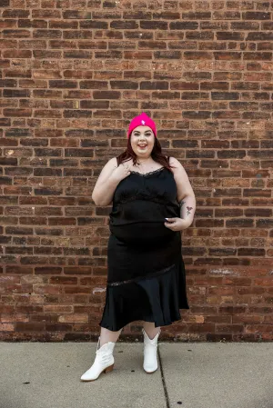 adelaide midi skirt in black