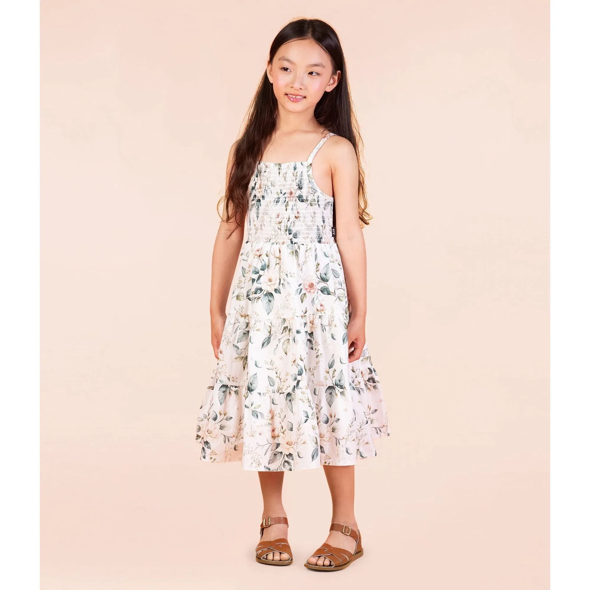 Adeline Shirred Dress