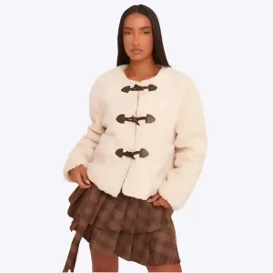Alice - Soft Teddy Warmth Woman's Duffle Cardigan