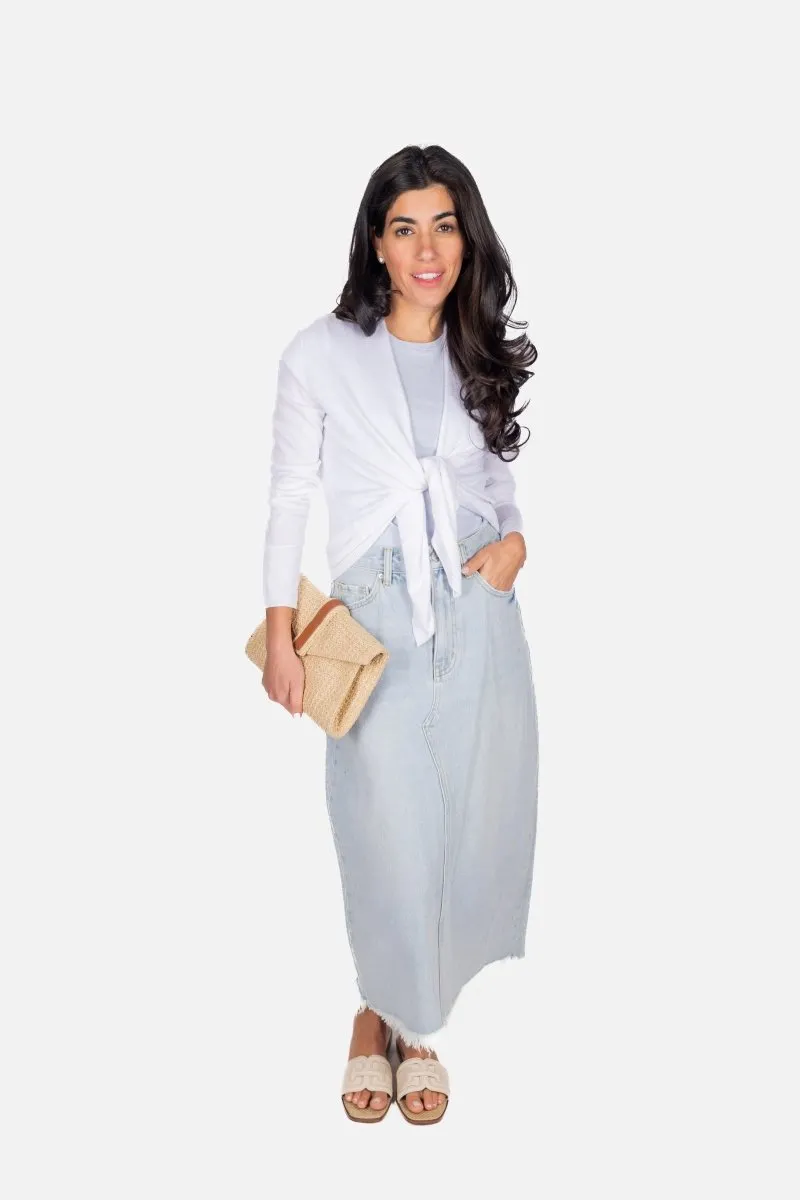 ANIKA CARDIGAN (WHITE)