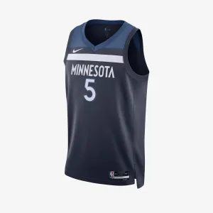 Anthony Edwards Minnesota Timberwolves Icon Edition Swingman Jersey - Navy