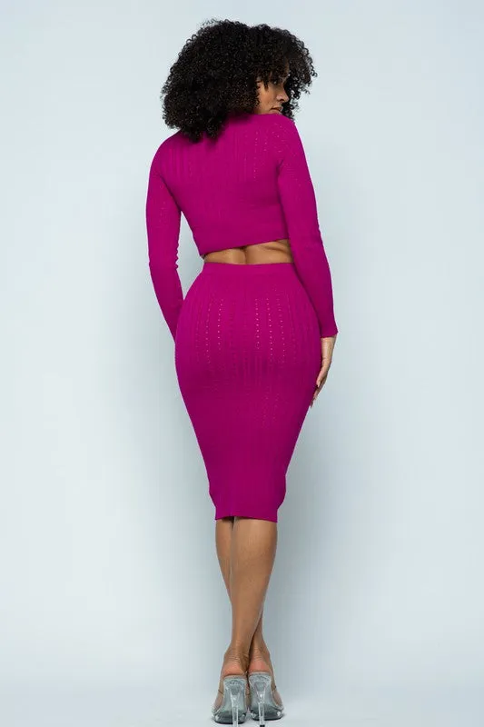 Arianna Midi Skirt Set