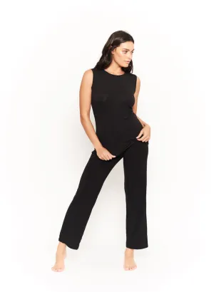 Bamboo Tank Top - Black