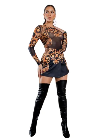 Beatrix Mesh Bodysuit