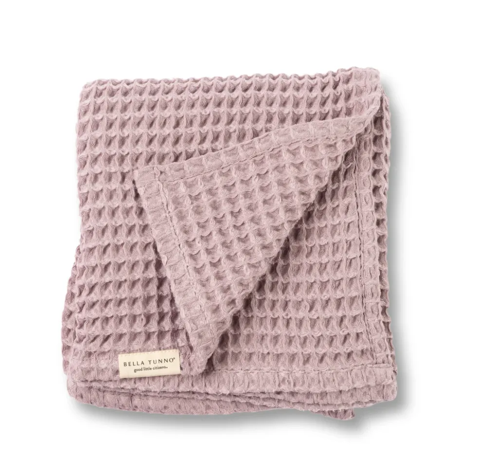 Bella Tunno Waffle Baby Blanket Orchid