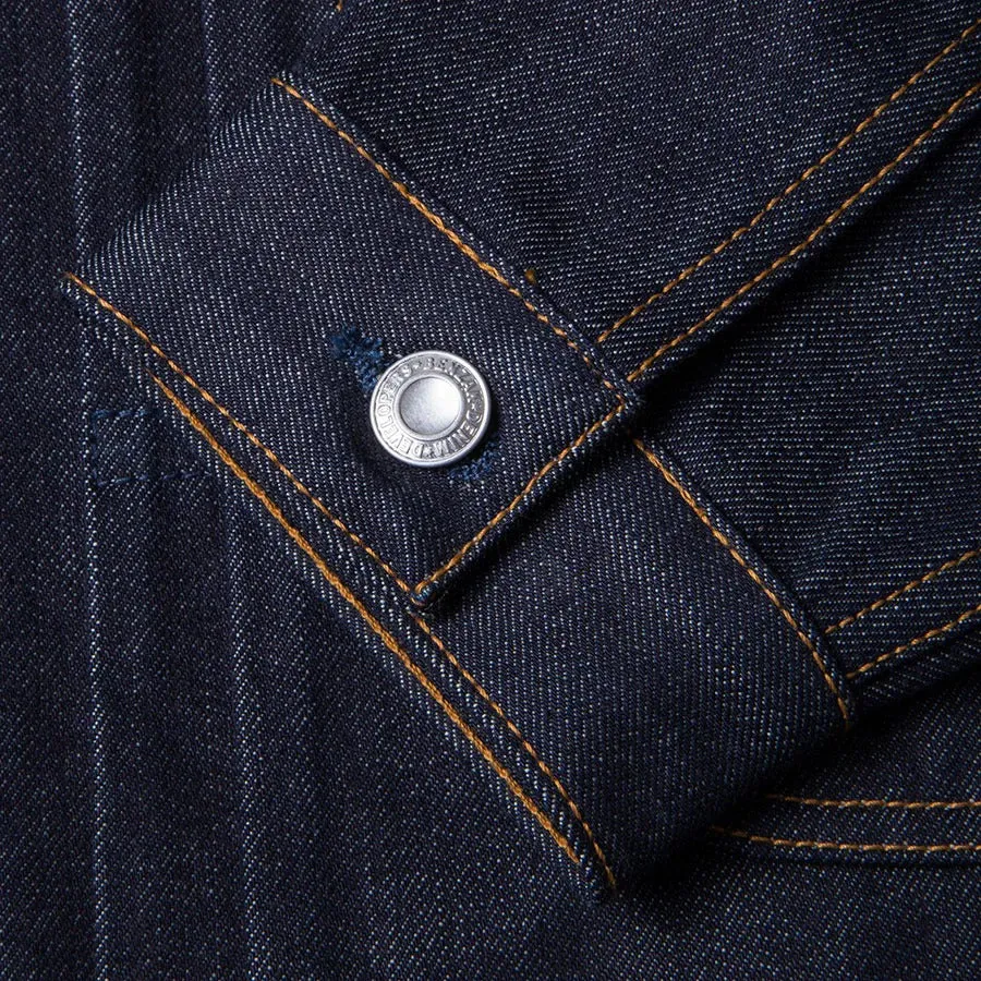 【Benzak Denim Developers】旗艦二號布料 牛仔夾克／BDJ-01 COWBOY JACKET special #2 15 oz. vintage indigo selvedge