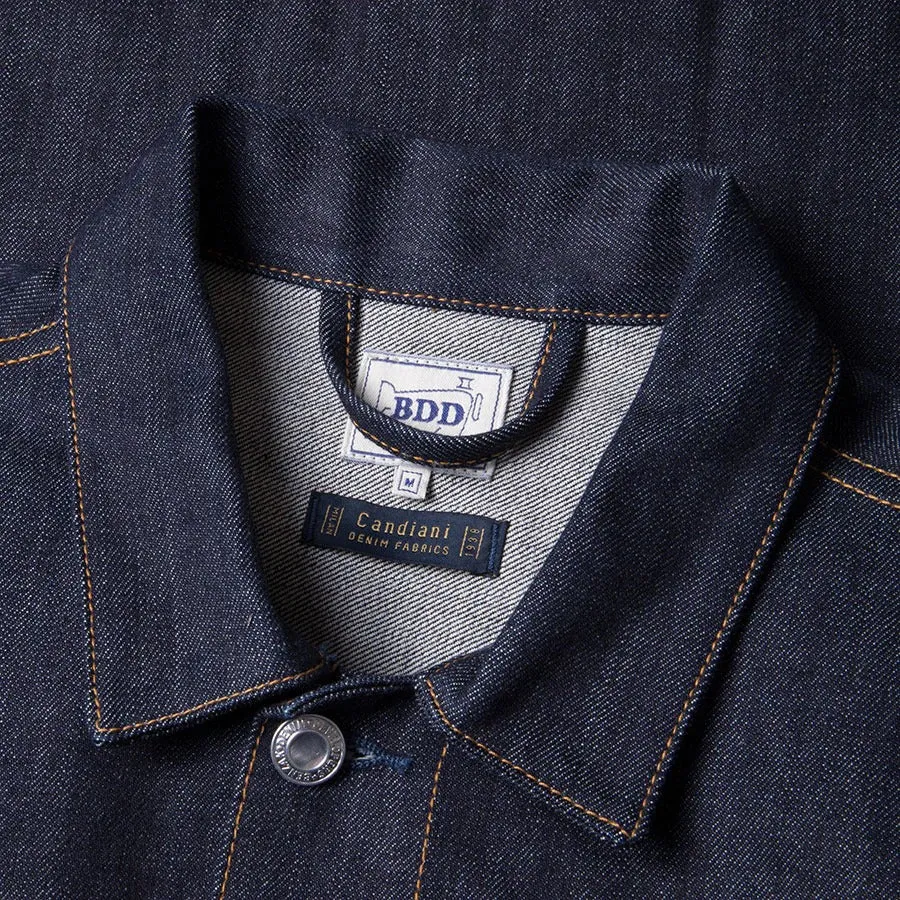 【Benzak Denim Developers】旗艦二號布料 牛仔夾克／BDJ-01 COWBOY JACKET special #2 15 oz. vintage indigo selvedge