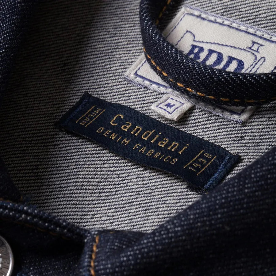 【Benzak Denim Developers】旗艦二號布料 牛仔夾克／BDJ-01 COWBOY JACKET special #2 15 oz. vintage indigo selvedge