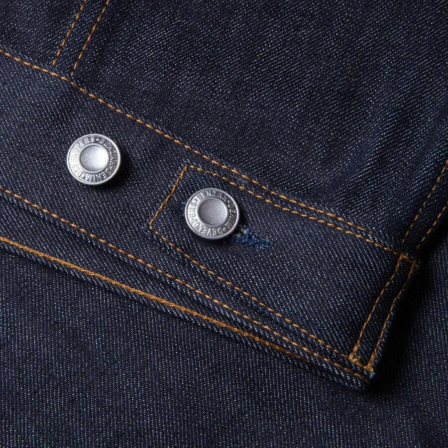 【Benzak Denim Developers】旗艦二號布料 牛仔夾克／BDJ-01 COWBOY JACKET special #2 15 oz. vintage indigo selvedge