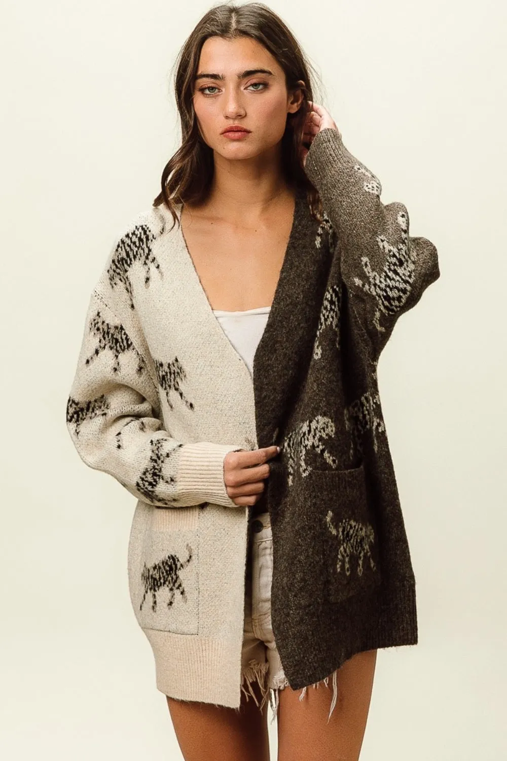 BiBi CloudKiss Contrast Cardigan