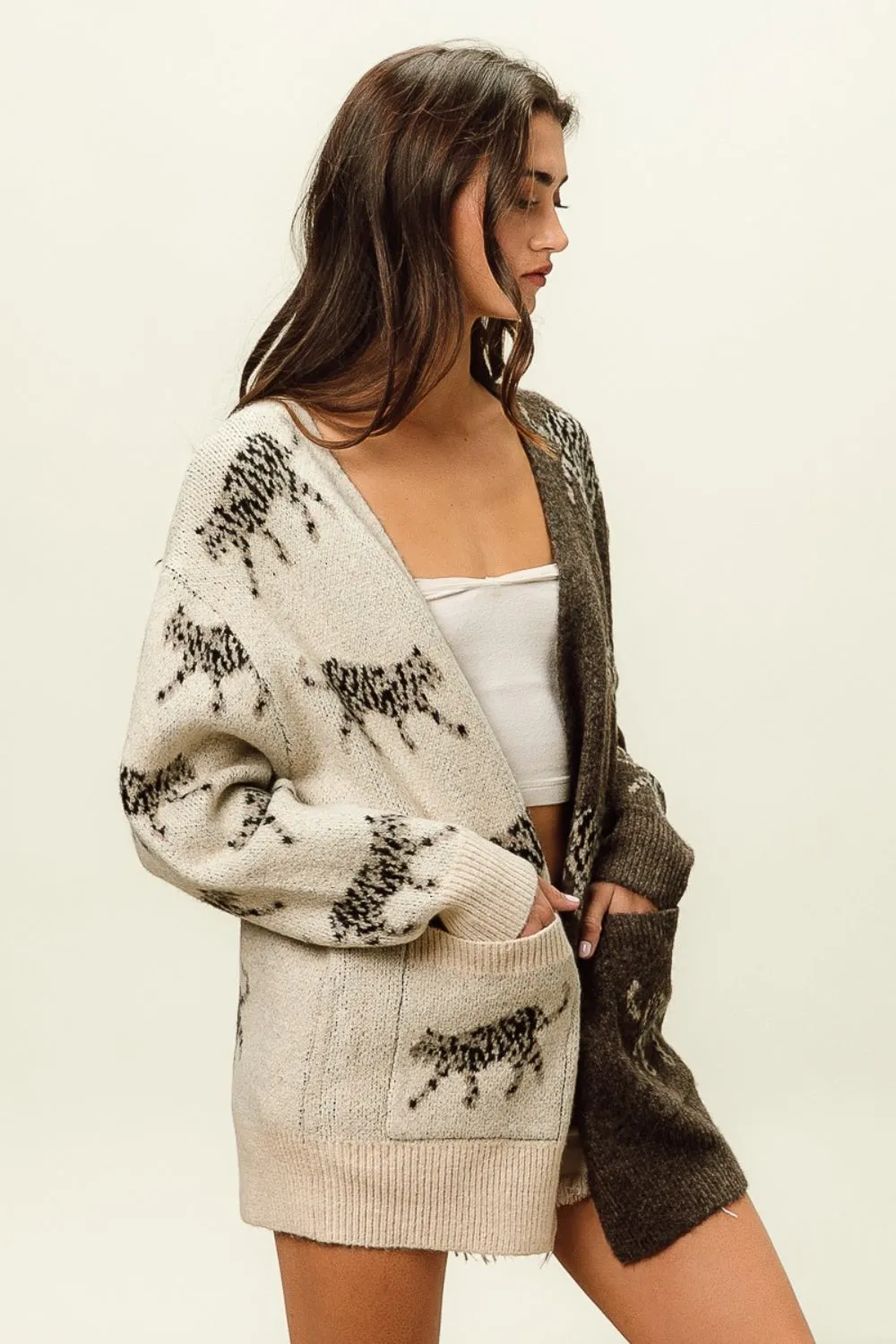 BiBi CloudKiss Contrast Cardigan