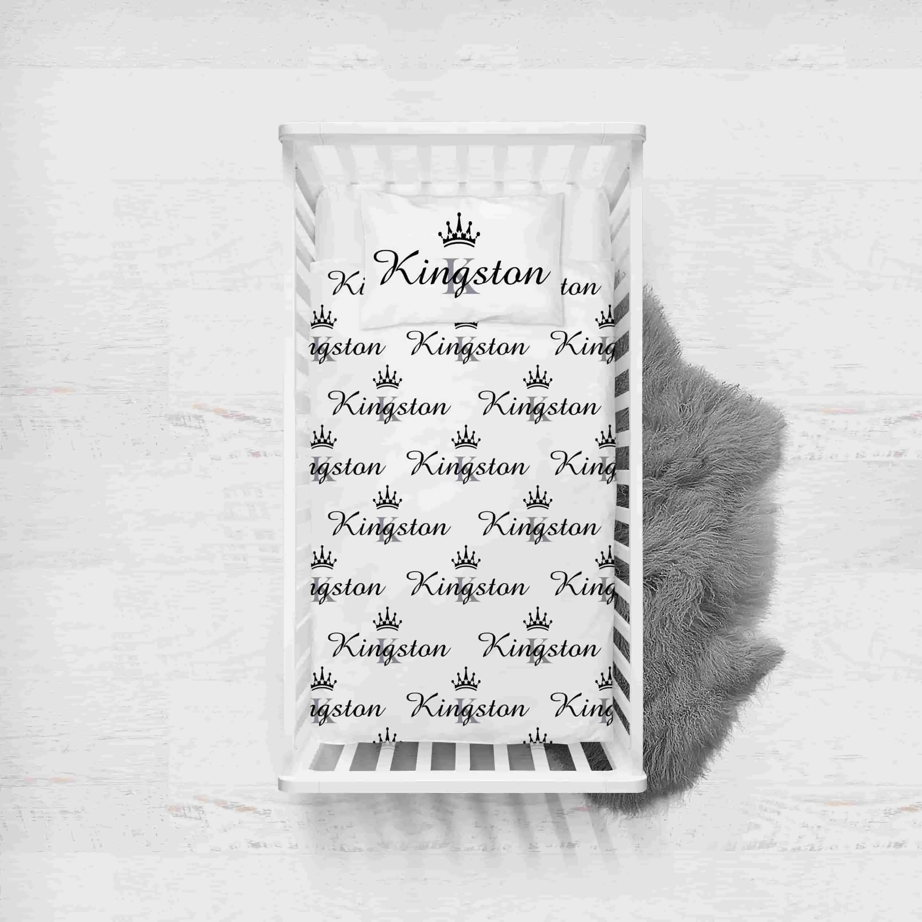 Black White Kingdom Printed