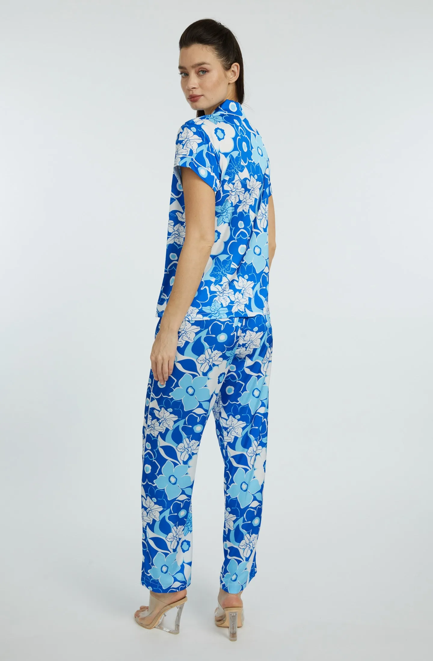 Blue Crush Short Sleeve & Pant PJ Set