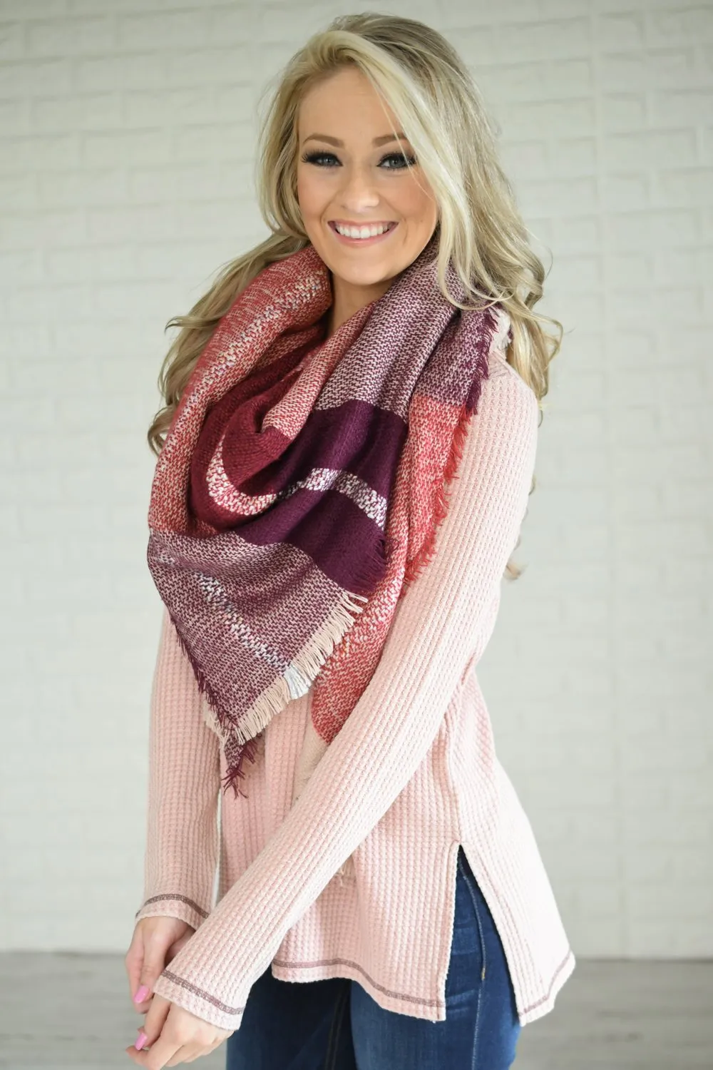 Blush Knit Thermal Top