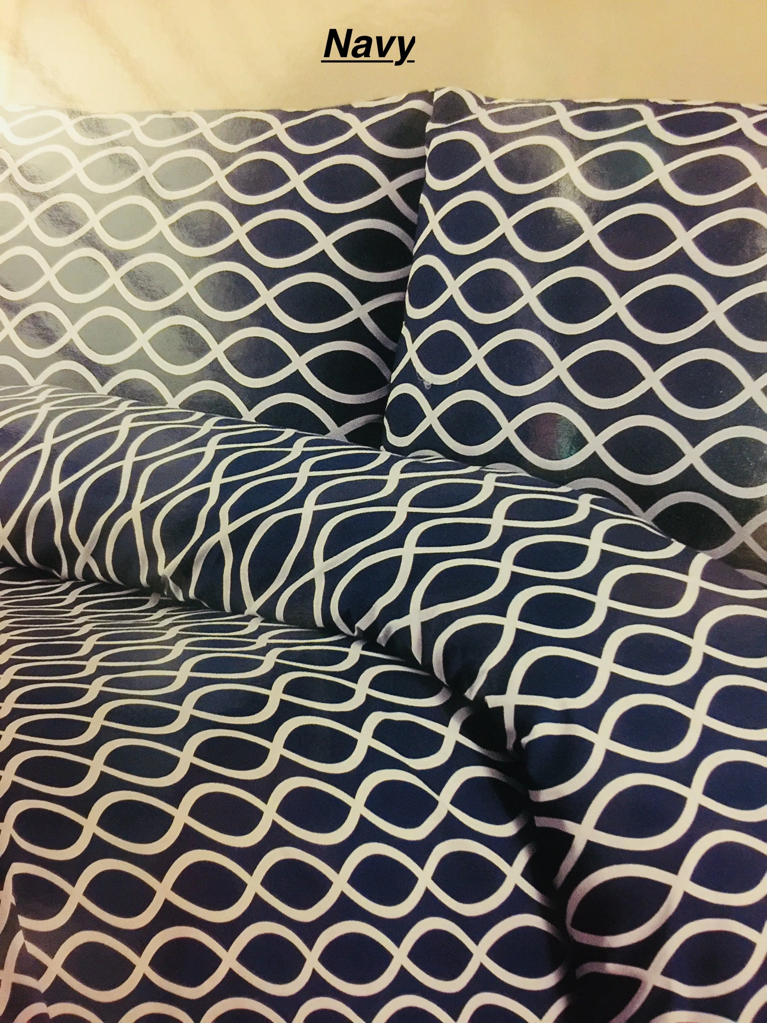 Brand new in package! Premier Bamboo Essence 3 Piece Deep Pocket Sheet set, Twin! Wrinkle, Fade & Stain Resistant! Navy Blue!