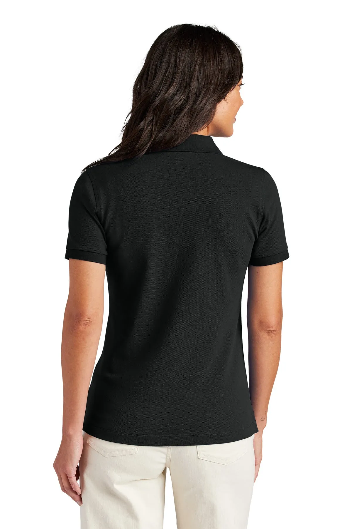 Brooks Brothers Women's Pima Cotton Pique Polo BB18201 Deep Black