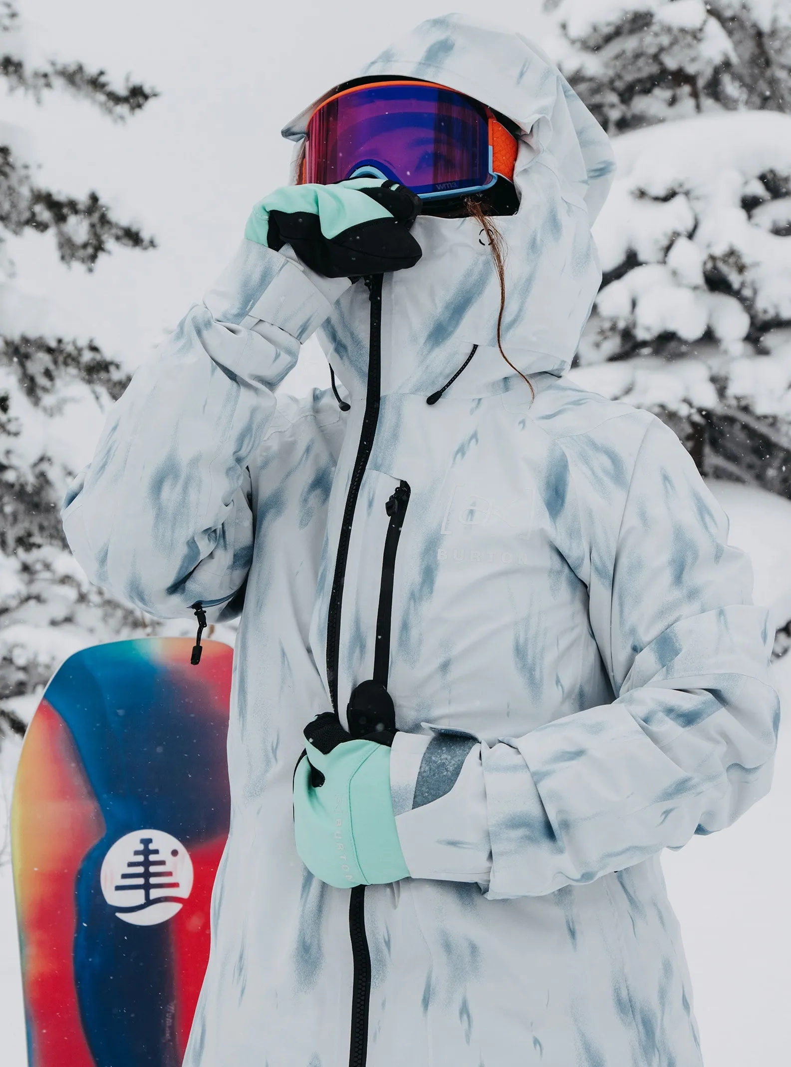 Burton [ak] Upshift GORE-TEX Jacket Womens 2025 Mystify Flame