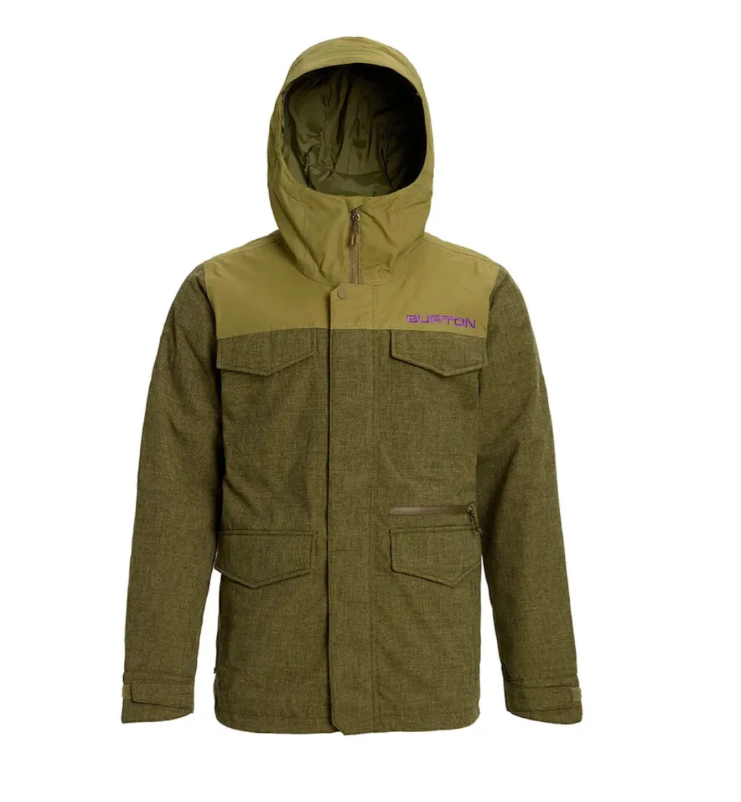 BURTON COVERT JACKET KEEF HEATHER/MARTINI OLIVE