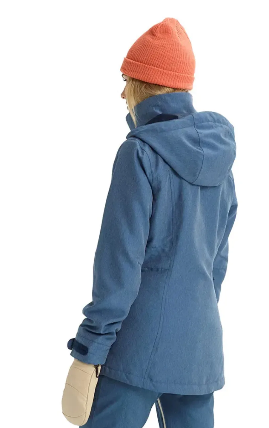 BURTON W JET SET JACKET LIGHT DENIM