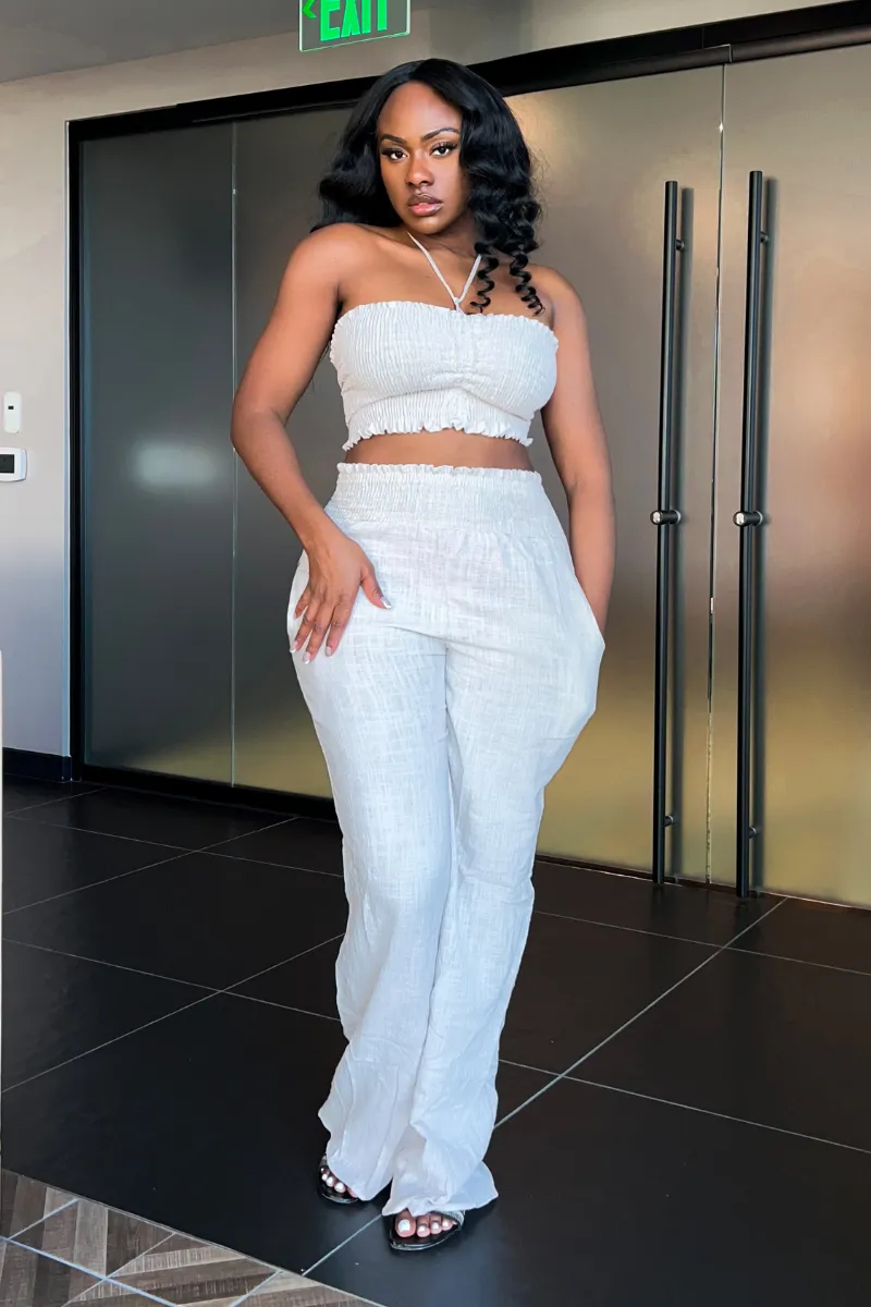 CANCUN LINEN PANTS | SET