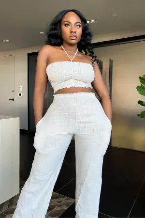 CANCUN LINEN PANTS | SET