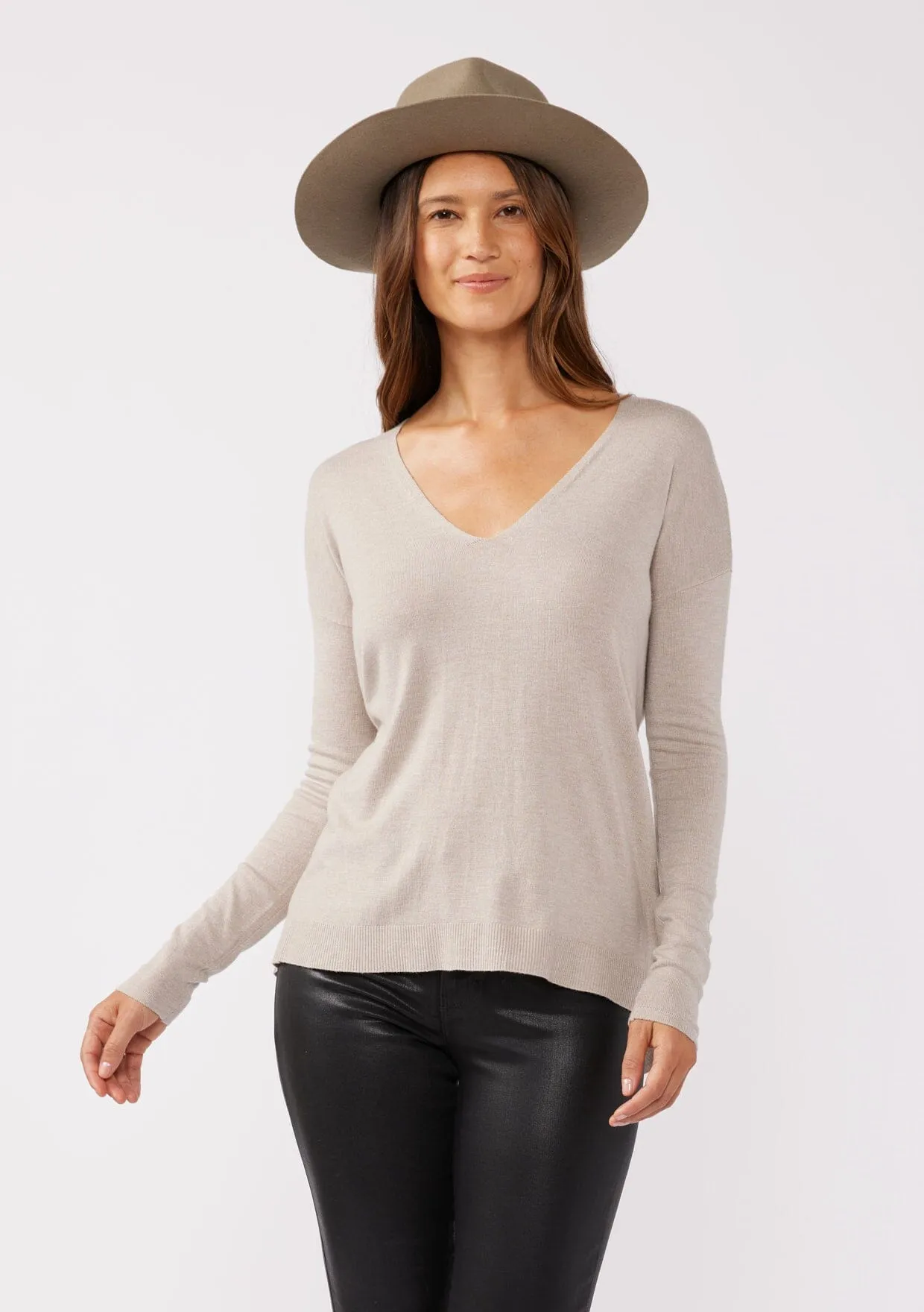 Carys Open Back Pullover