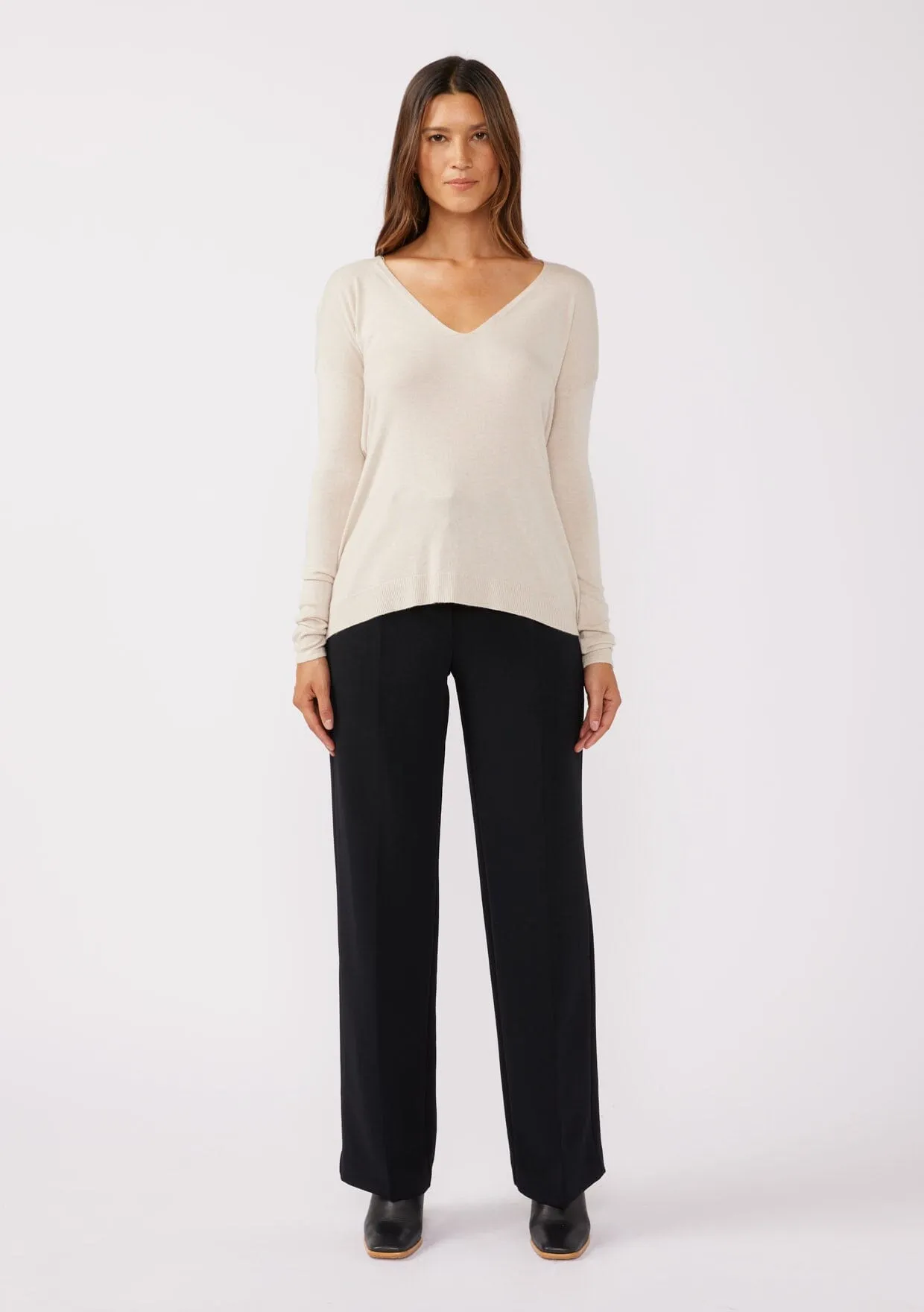 Carys Open Back Pullover