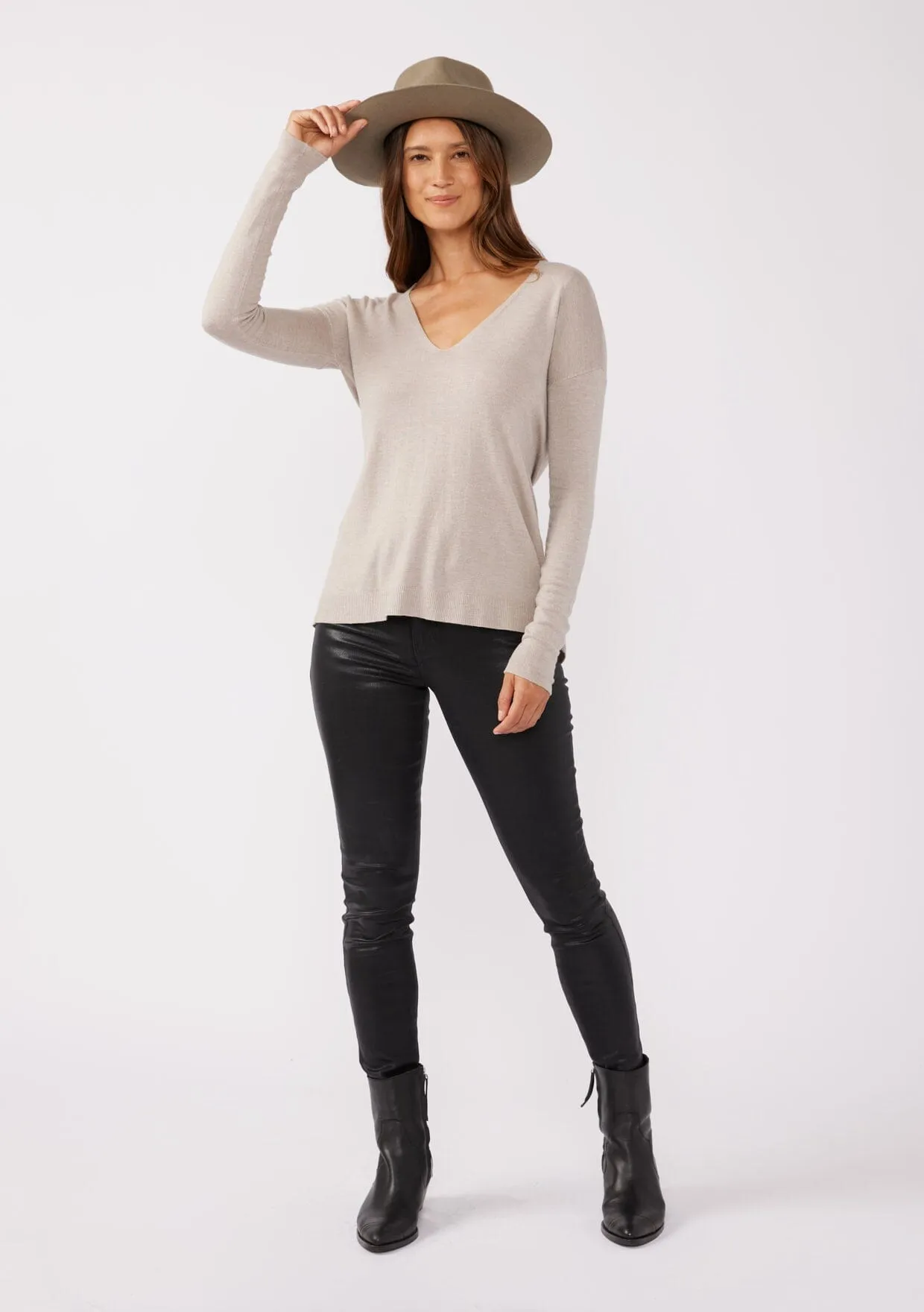 Carys Open Back Pullover