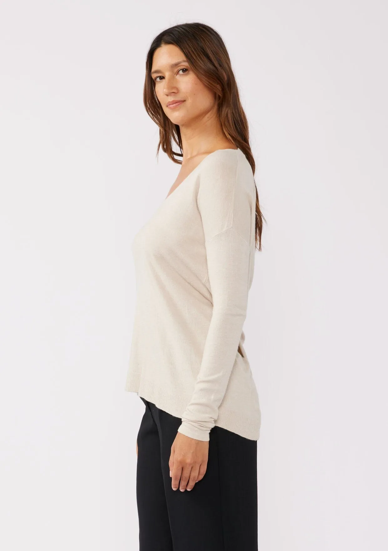 Carys Open Back Pullover