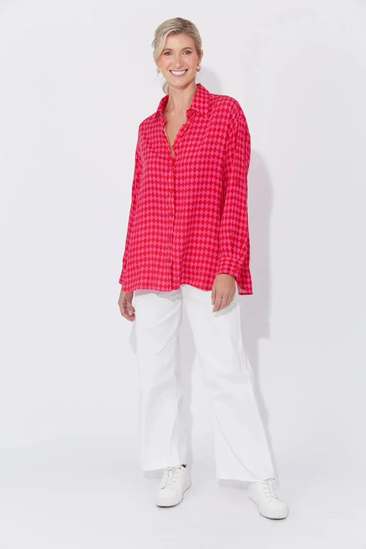 Casablanca Shirt - Chilli/Pink