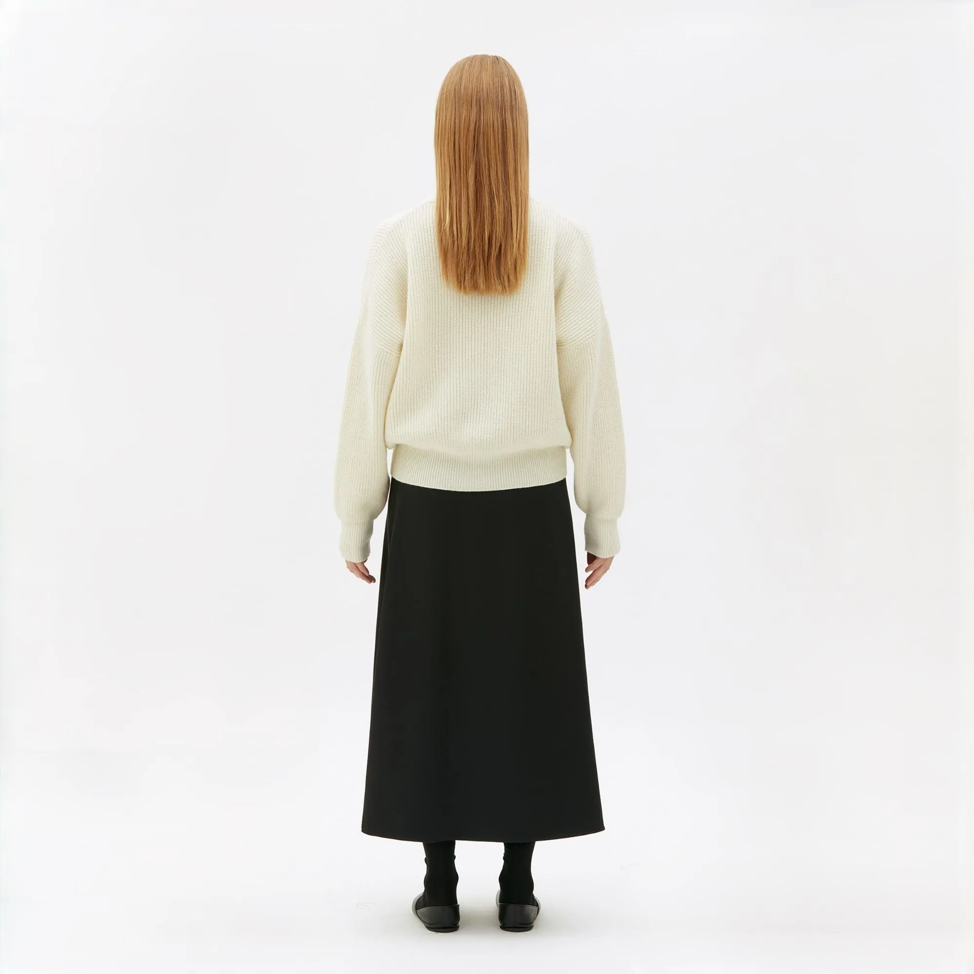 Celie V-Neck Wool Cashmere Cardigan