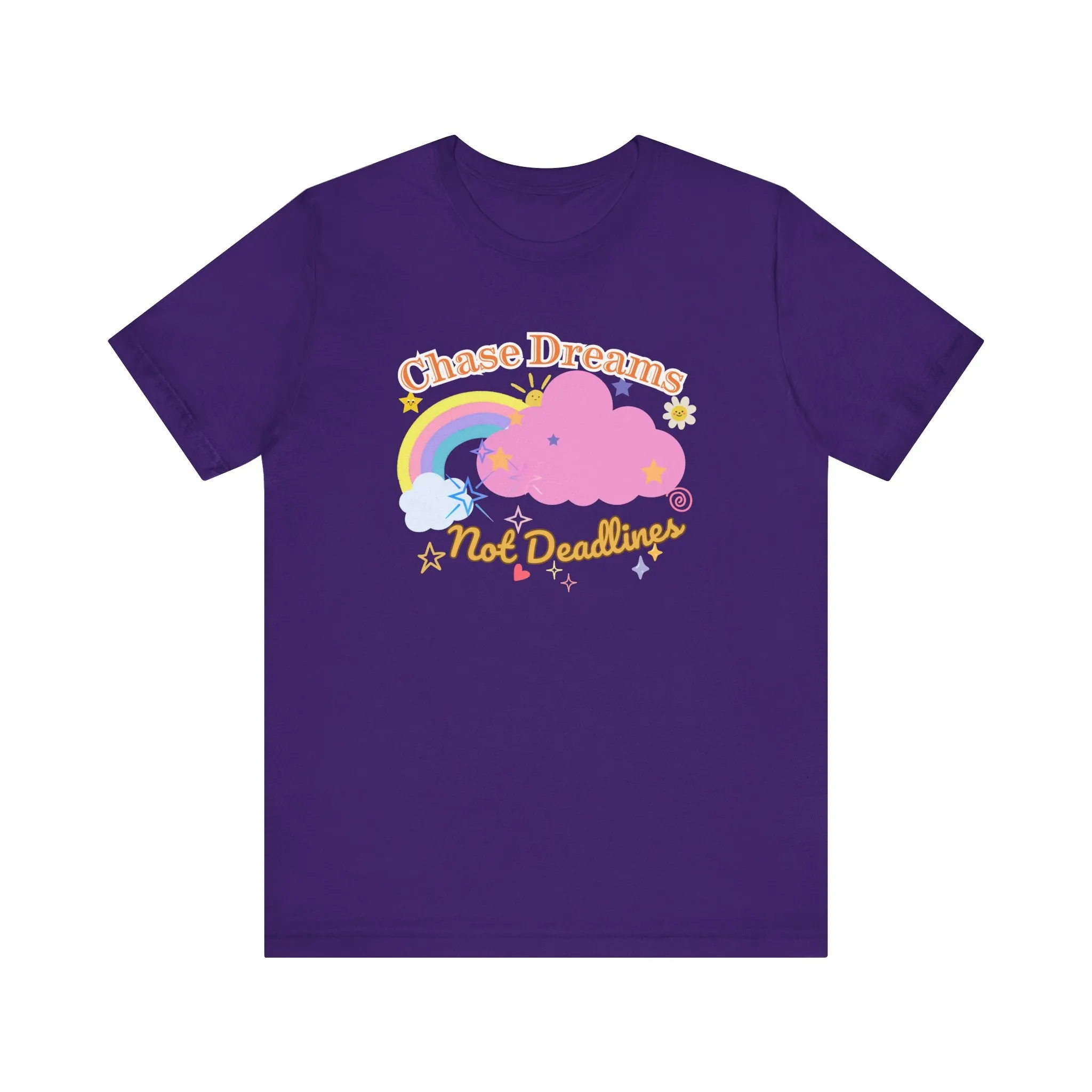 Chase Dreams Not Deadlines - Motivation Unisex Graphic T-Shirt