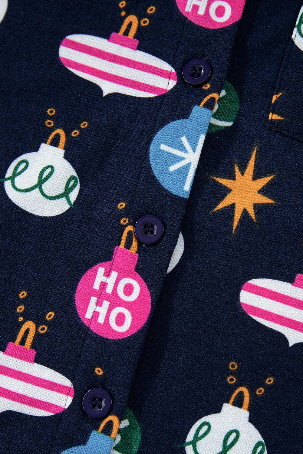 Christmas Ornament Print Loungewear Set