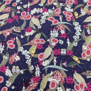 Cotton, May Gibbs - Native Berries in Navy