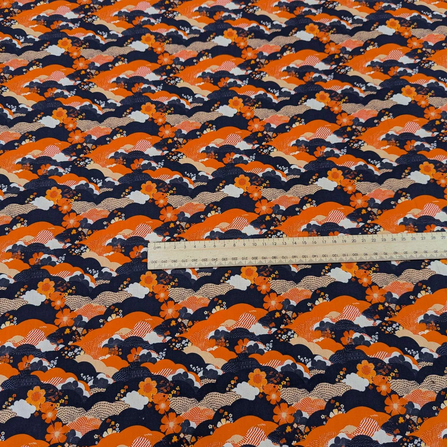 Cotton Poplin, Floral Hills