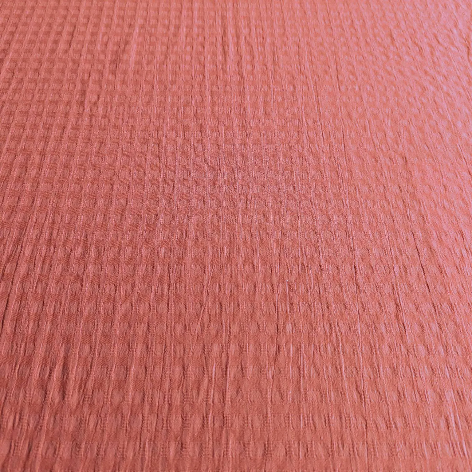 Cotton, Self Gingham, Melon
