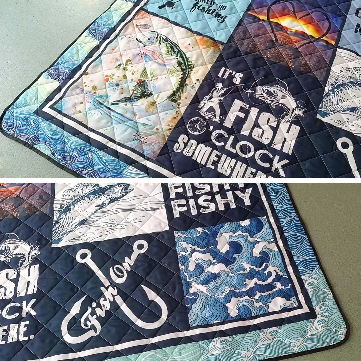 Custom Premium Quilt Blanket Las Vegas Jersey American Football Personalized Quilt Gifts for Her & Him